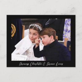 Princess Charlotte och Prince Louis Vykort