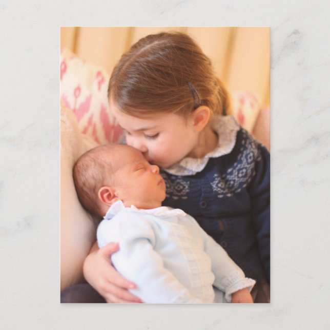 Princess Charlotte och Prince Louis Vykort (Framsida)