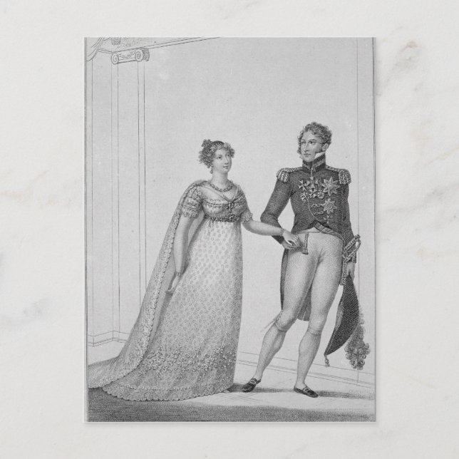 Princess Charlotte of Wales och Prince Vykort (Framsida)