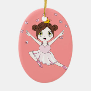 Princess Cherry™ Smycka Julgransprydnad Keramik