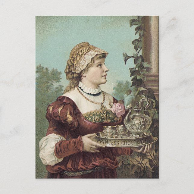 Princess Chocolate Trade Card Vykort (Framsida)