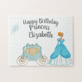 Princess Cinderella Födelsedagsfest Dekoration Pussel