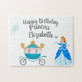 Princess Cinderella Födelsedagsfest Dekoration Pussel