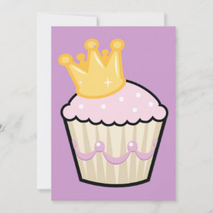 princess cupkaka med krona