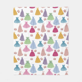 Princess Dacks Fairytale Little Girl Mönster Fleecefilt