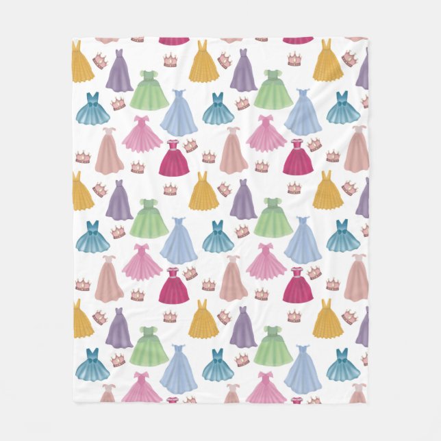 Princess Dacks Fairytale Little Girl Mönster Fleecefilt (Framsidan)