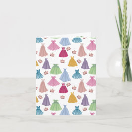 Princess Dacks Fairytale Little Girl Mönster Kort