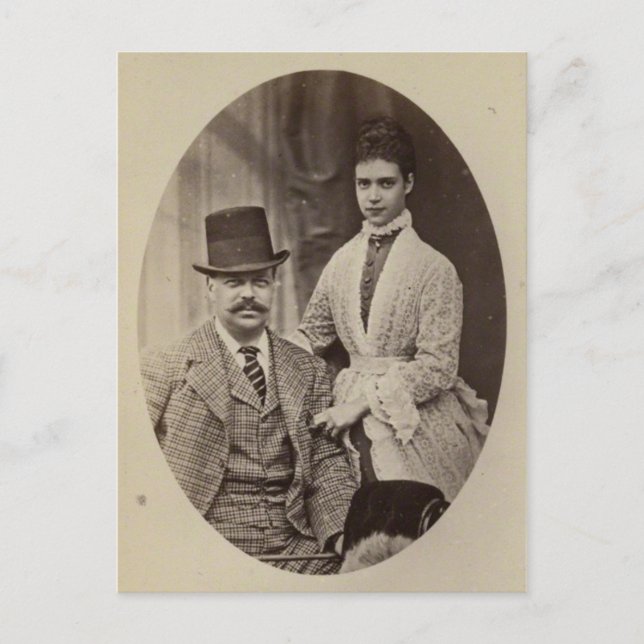 PRINCESS DAGMAR of Danmark & Alexander III #284 Vykort (Framsida)