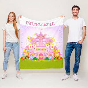 Princess Decor! Personlig Castle Fleecefilt