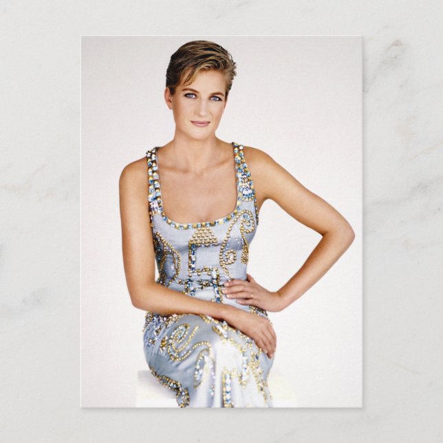 Princess Diana 1991 Vykort (Framsida)