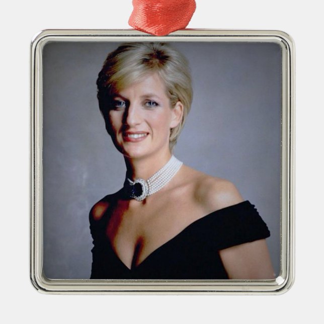 Princess Diana 1997 Julgransprydnad Metall (Framsidan)