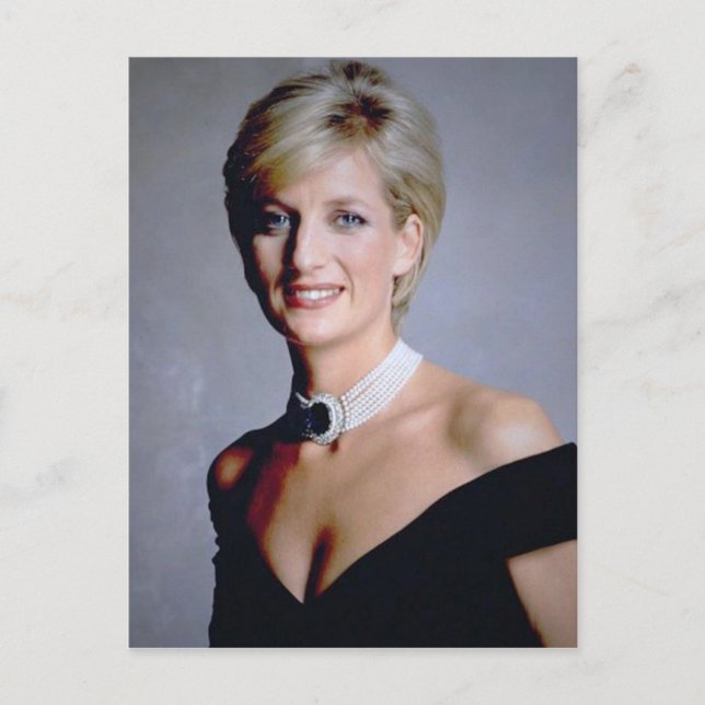 Princess Diana 1997 Vykort (Framsida)