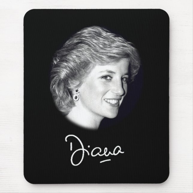Princess Diana autograph Musmatta (Framsidan)