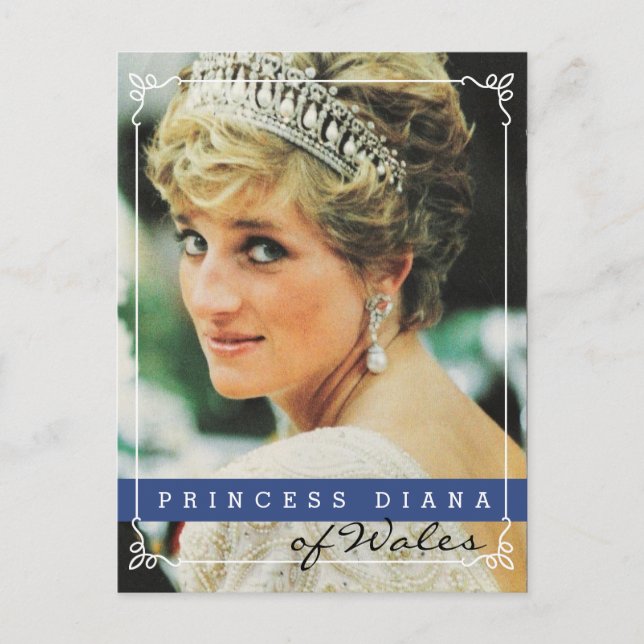 Princess Diana av Wales Vykort (Framsida)