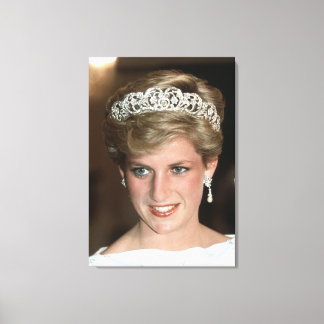 Princess Diana Bahrain 1986 Canvastryck