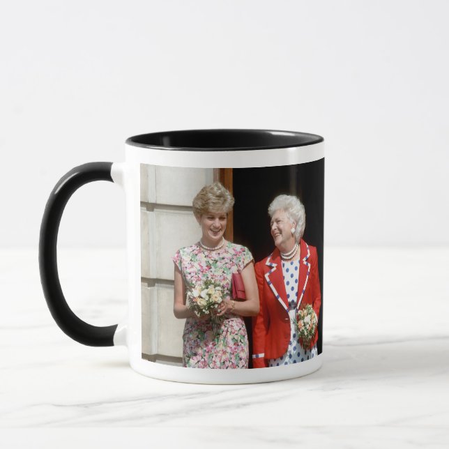 Princess Diana-Barbara Bush Mugg (Vänster)