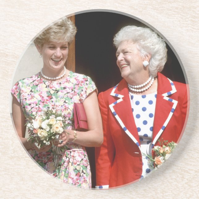 Princess Diana-Barbara Bush Underlägg (Framsidan)