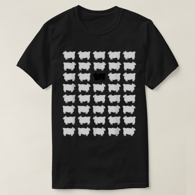 Princess diana black sheep   t shirt (Design framsida)