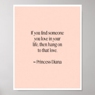 Princess diana-citat poster