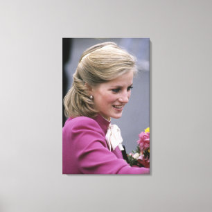 Princess Diana Ealing 1984 Canvastryck