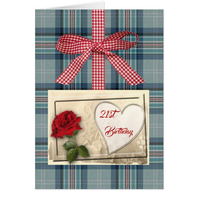 Princess Diana Memorial Tartan Hälsningskort (Framsidan)