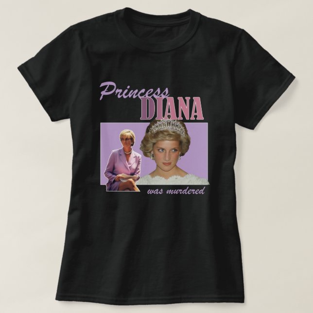 Princess Diana mördades T Shirt (Design framsida)