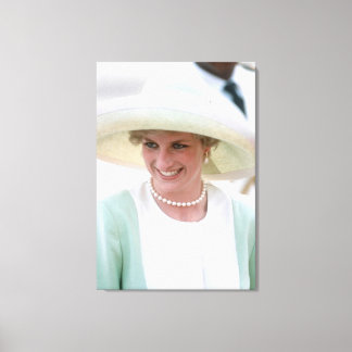 Princess Diana Nigeria 1990 Canvastryck