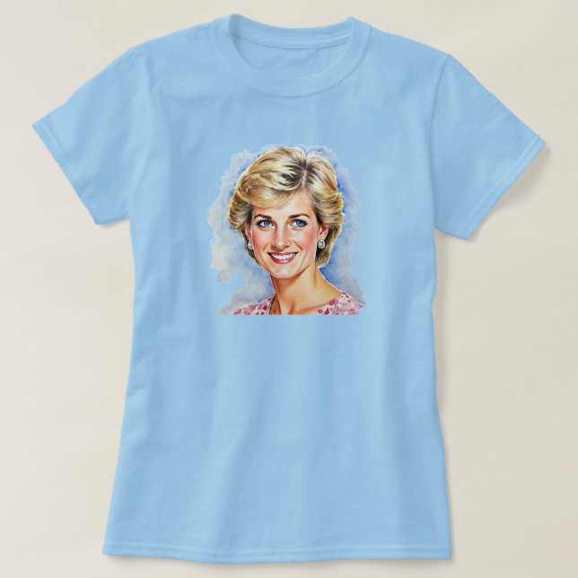 Princess Diana of England, Princess of Wales T Shirt (Design framsida)