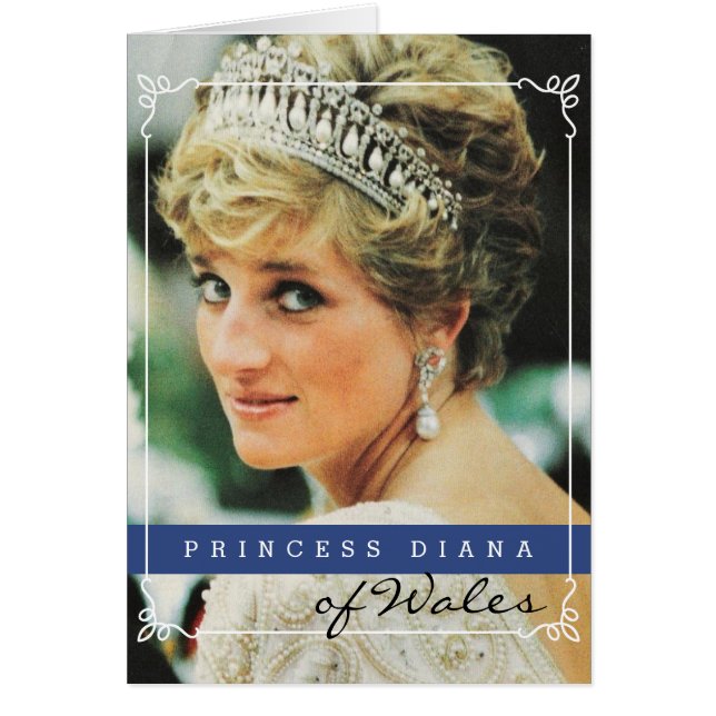 Princess Diana of Wales Hälsningskort (Framsidan)