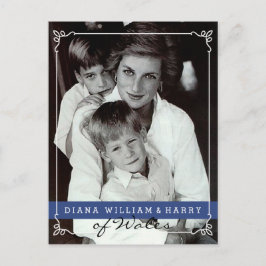 Princess Diana of Wales Will och Harry Vykort