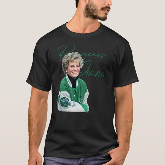 Princess Diana - Philadelphia Eagles Jacka Cl T Shirt (Framsida)