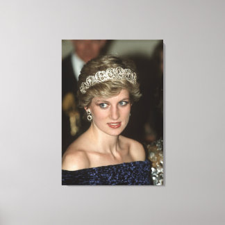Princess Diana Portugal 1987 Canvastryck