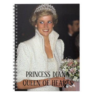 PRINCESS DIANA Queen of Hearts Anteckningsbok