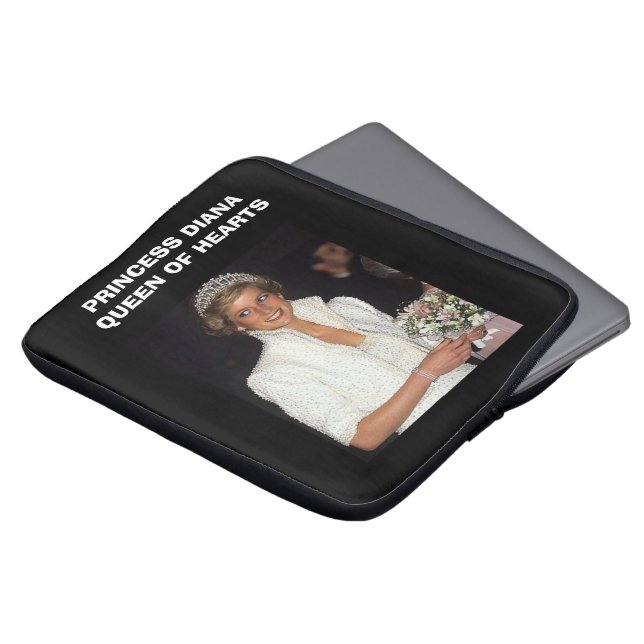 PRINCESS DIANA Queen of Hearts Laptop Fodral (Framsida topp)