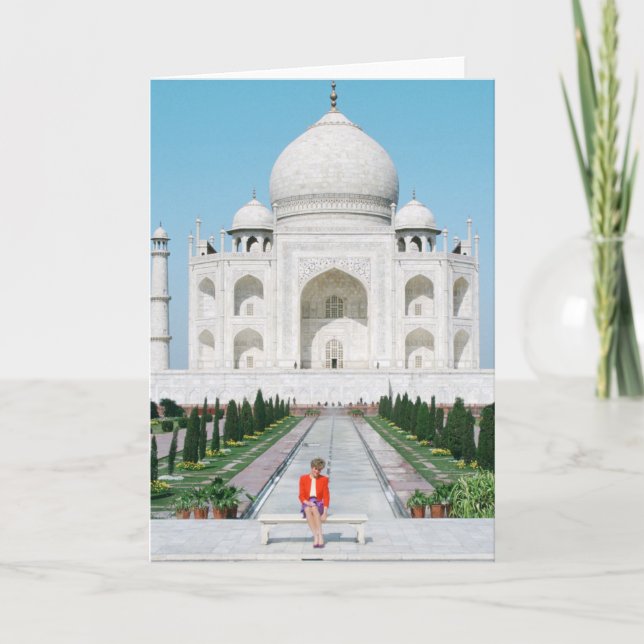 Princess Diana - Taj Mahal Kort (Framsida)