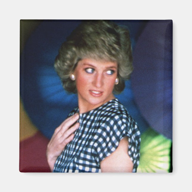 Princess Diana Thailand Magnet (Framsidan)