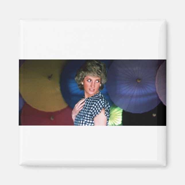 Princess Diana Thailand Magnet (Framsidan)
