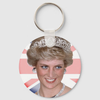 Princess Diana Union Jack Nyckelring