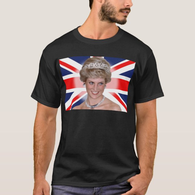Princess Diana Union Jack Tee (Framsida)