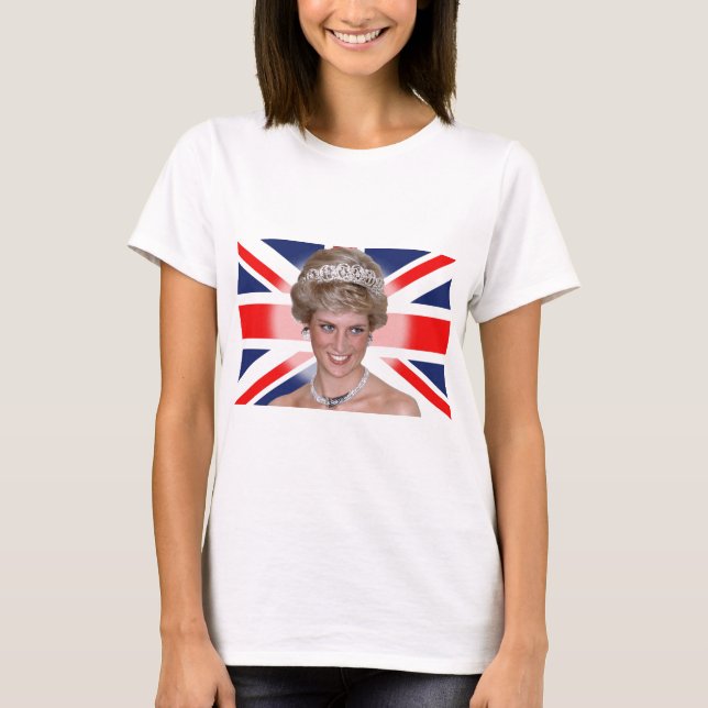 Princess Diana Union Jack Tee (Framsida)