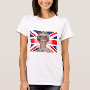 Princess Diana Union Jack Tee Shirt
