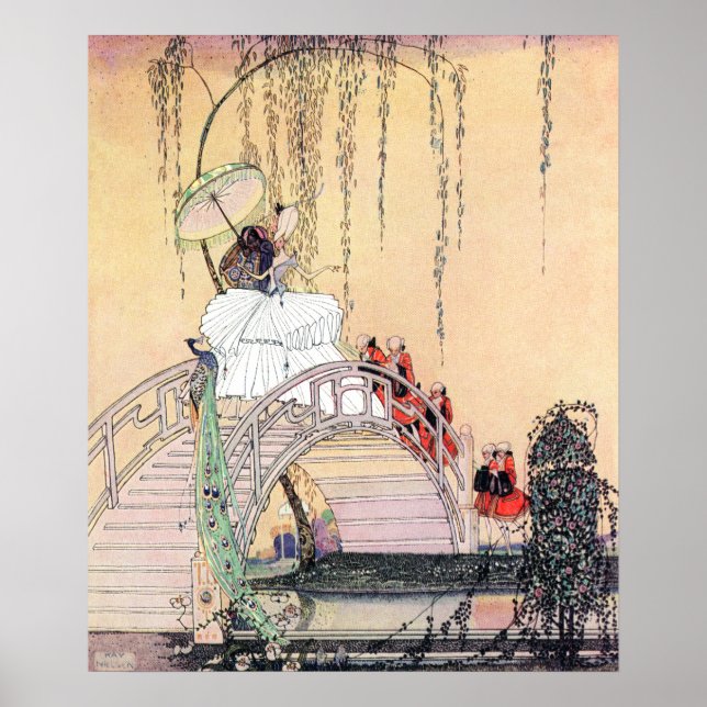 Princess Diaphanie av Kay Nielsen Poster (Framsidan)