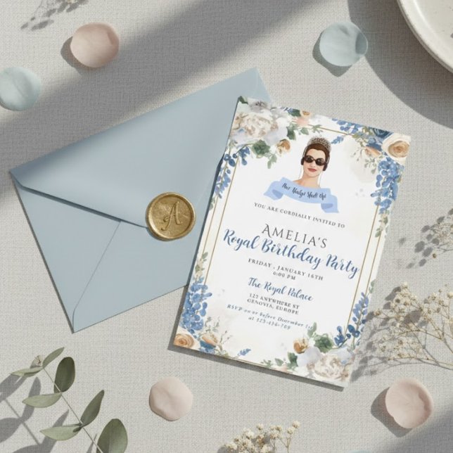 Princess Diaries 30th Birthday milenial Invitation Inbjudningar (Skapare uppladdad)