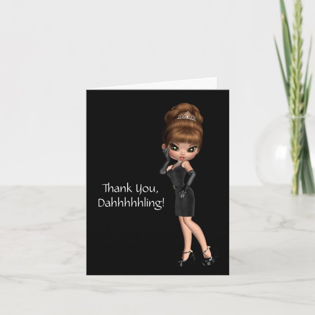 Princess Diva Tack-kort Tack Kort (Framsida)