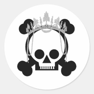 Princess Döskallars Runt Klistermärke