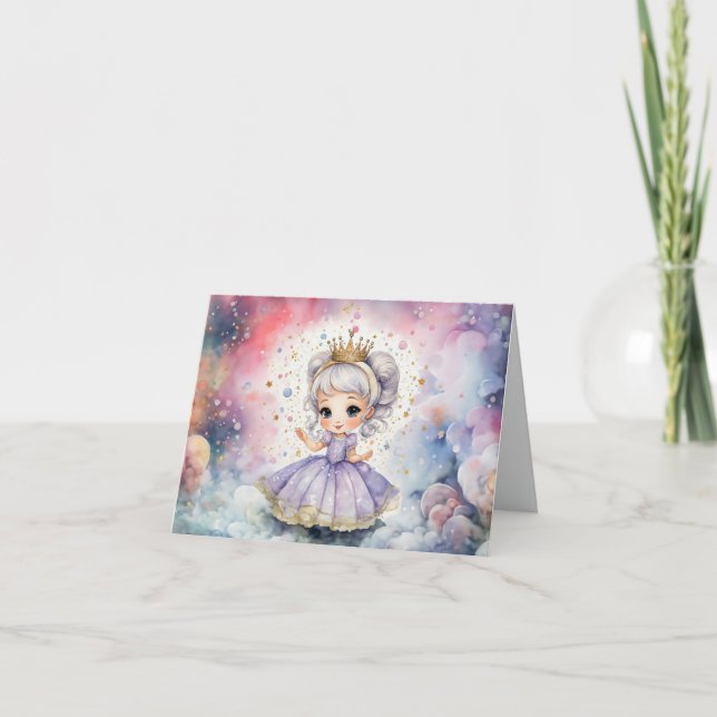Princess Dreams Birthday Card Kort (Framsida)