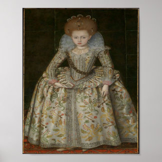 PRINCESS ELIZABETH (1596-1662) POSTER