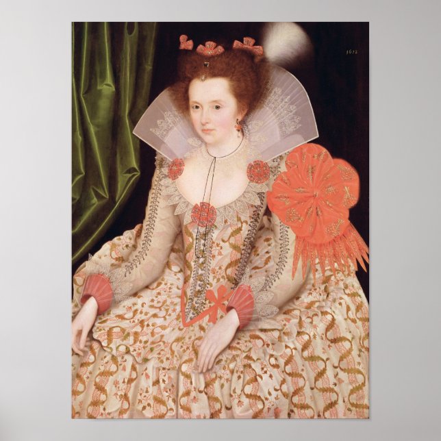 Princess Elizabeth, dotter till James I, 1612 Poster (Framsidan)