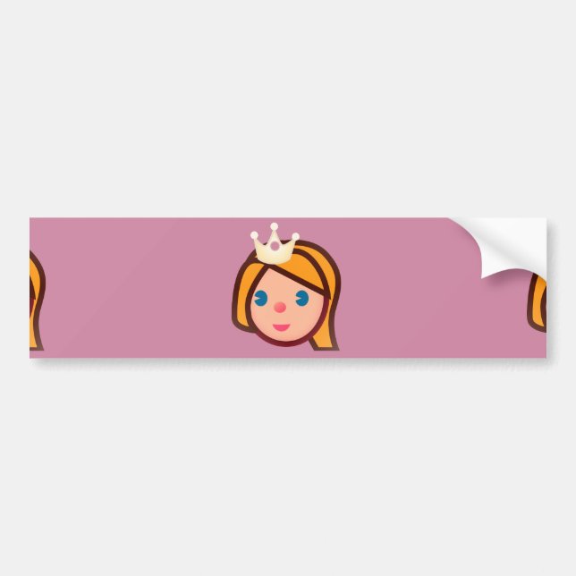 princess emoji bildekal (Framsidan)