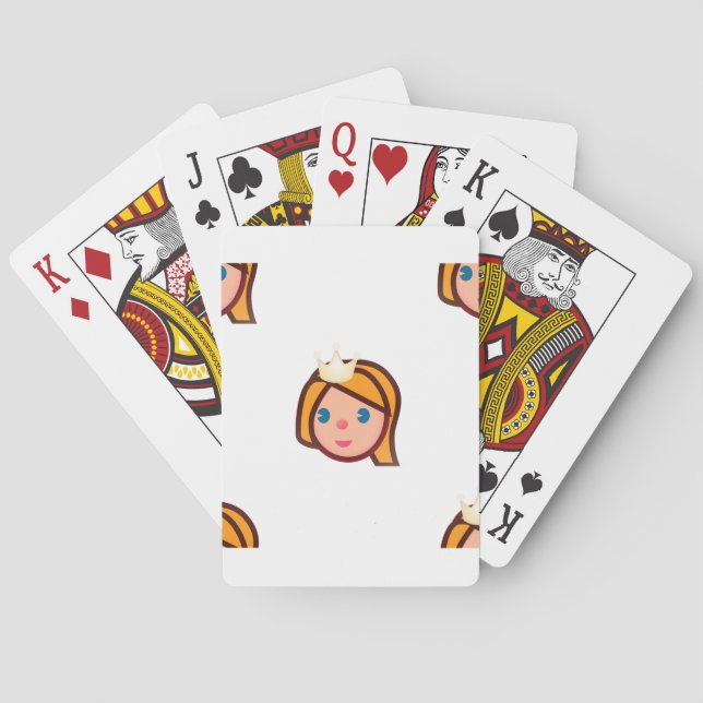 princess emoji spel kort (Baksidan)